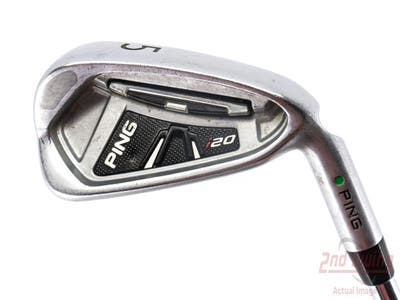 Ping I20 Single Iron 5 Iron Ping CFS Steel X-Stiff Right Handed Green Dot 38.5in