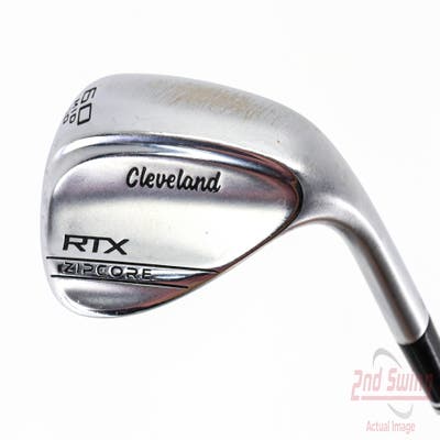 Cleveland RTX ZipCore Tour Satin Wedge Lob LW 60° 10 Deg Bounce Dynamic Gold Spinner TI Steel Wedge Flex Right Handed 35.25in