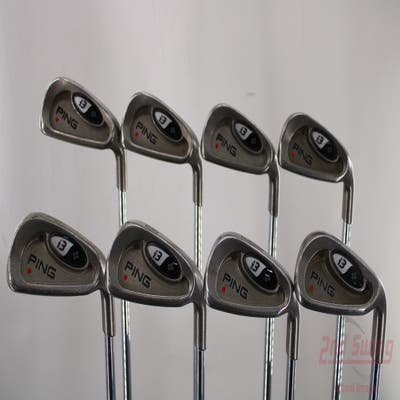 Ping i3 + Iron Set 3-PW Stock Steel Shaft Steel Stiff Right Handed Red dot 38.25in