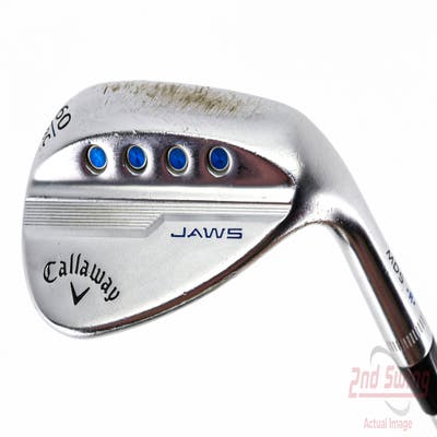 Callaway Jaws MD5 Platinum Chrome Wedge Lob LW 60° 8 Deg Bounce C Grind Dynamic Gold Tour Issue S200 Steel Stiff Right Handed 35.0in