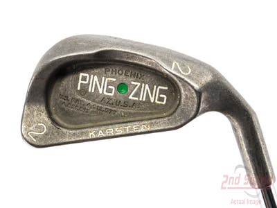 Ping Zing Single Iron 2 Iron Ping JZ Steel Stiff Right Handed Green Dot 39.5in