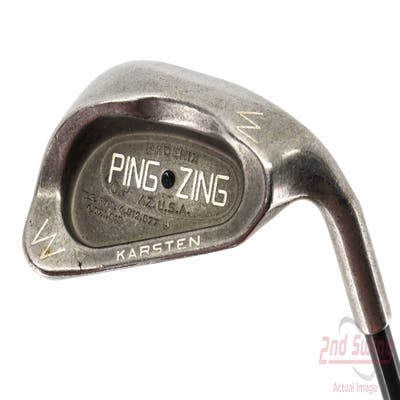 Ping Zing Single Iron Pitching Wedge PW Stock Graphite Shaft Graphite Regular Right Handed Black Dot 35.75in