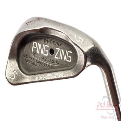 Ping Zing Single Iron 5 Iron Ping JZ Steel Stiff Right Handed Black Dot 38.0in
