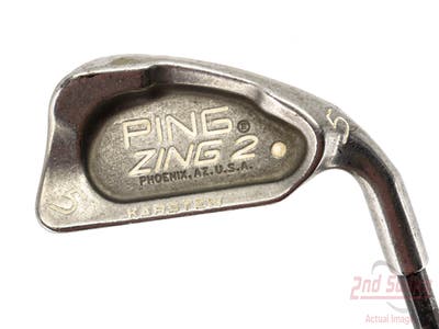 Ping Zing 2 Single Iron 5 Iron Stock Graphite Shaft Graphite Stiff Right Handed White Dot 39.0in