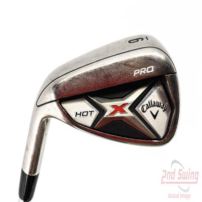 Callaway 2013 X Hot Pro Single Iron 9 Iron Project X 95 6.0 Flighted Steel Stiff Left Handed 36.0in