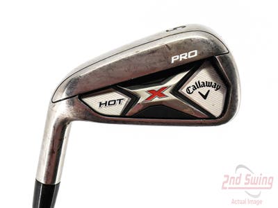 Callaway 2013 X Hot Pro Single Iron 5 Iron Project X 95 6.0 Flighted Steel Stiff Left Handed 38.0in