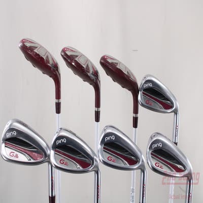 Ping G LE 2 Iron Set 5-SW ULT 240 Lite Graphite Ladies Right Handed Red dot 38.25in