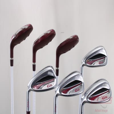 Ping G LE 2 Iron Set 5-SW ULT 240 Lite Graphite Ladies Left Handed Red dot 38.25in
