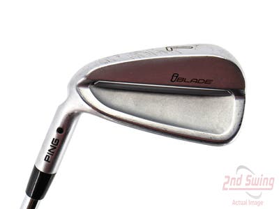 Ping iBlade Single Iron 7 Iron True Temper Dynamic Gold S300 Steel Stiff Left Handed Black Dot 37.75in