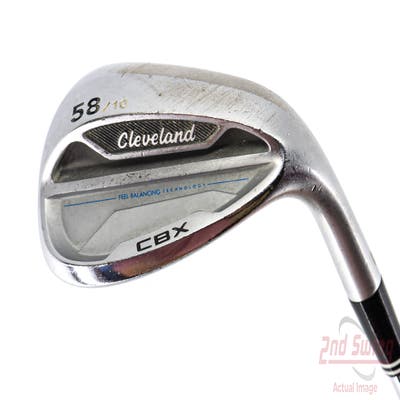 Cleveland CBX Wedge Lob LW 58° 10 Deg Bounce True Temper Dynamic Gold 115 Steel Wedge Flex Right Handed 35.25in