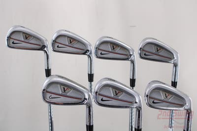Nike Victory Red Split Cavity Iron Set 4-PW Project X Rifle 6.5 Steel X-Stiff Right Handed 38.0in