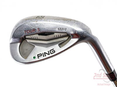 Ping Tour-S Chrome Wedge Gap GW 52° 12 Deg Bounce Project X Rifle 6.0 Steel Stiff Right Handed Green Dot 36.5in