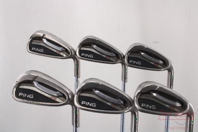 Ping G25 Iron Set 5-PW Stock Steel Shaft Steel Stiff Right Handed Green Dot 38.5in