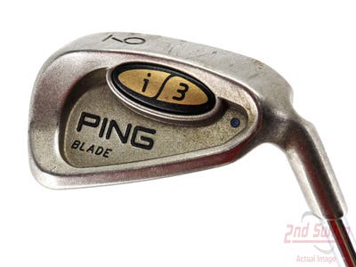 Ping i3 Blade Single Iron 9 Iron Ping JZ Steel Stiff Right Handed Blue Dot 36.75in