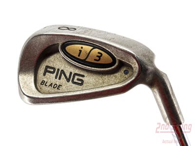 Ping i3 Blade Single Iron 8 Iron Ping JZ Steel Stiff Right Handed Blue Dot 37.25in