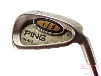 Ping i3 Blade Single Iron 6 Iron Ping JZ Steel Stiff Right Handed Blue Dot 38.0in