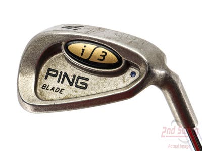 Ping i3 Blade Single Iron Pitching Wedge PW Ping JZ Steel Stiff Right Handed Blue Dot 36.5in