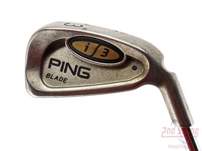 Ping i3 Blade Single Iron 3 Iron Ping JZ Steel Stiff Right Handed Blue Dot 39.75in