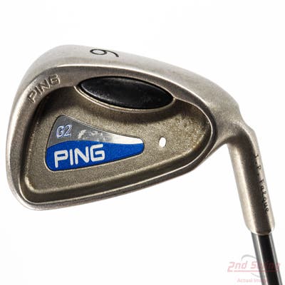 Ping G2 Single Iron 6 Iron Ping TFC 100I Graphite Regular Right Handed White Dot 37.25in