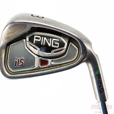 Ping i15 Single Iron 3 Iron Ping AWT Steel Stiff Right Handed Green Dot 39.5in