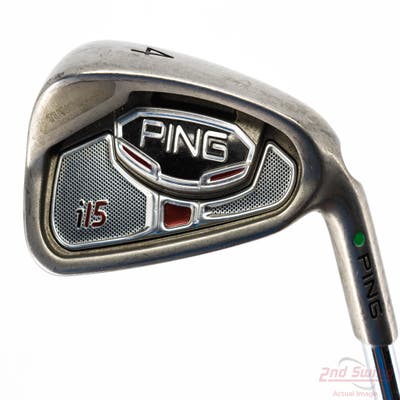 Ping i15 Single Iron 4 Iron Ping AWT Steel Stiff Right Handed Green Dot 39.0in