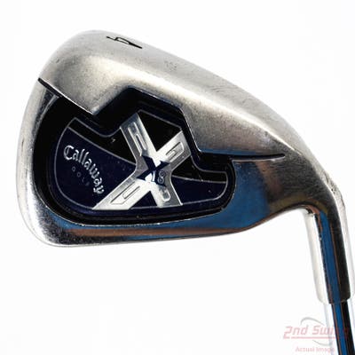 Callaway X-18 Single Iron 4 Iron Callaway Stock Steel Steel Uniflex Right Handed 38.75in