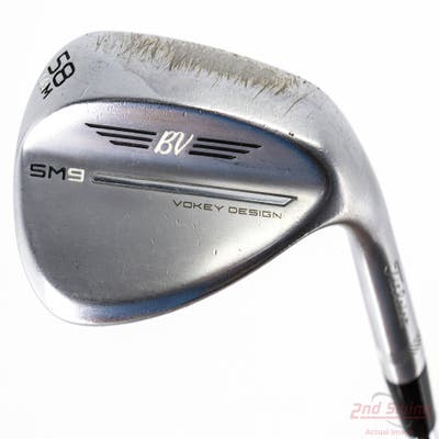 Titleist Vokey SM9 Tour Chrome Wedge Lob LW 58° 8 Deg Bounce M Grind Titleist Vokey BV Steel Wedge Flex Right Handed 35.0in