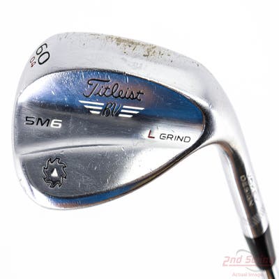 Titleist Vokey SM6 Tour Chrome Wedge Lob LW 60° 4 Deg Bounce L Grind SM6 BV Steel Wedge Flex Right Handed 35.0in
