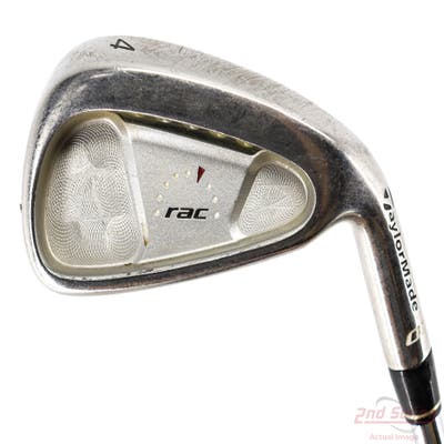 TaylorMade Rac OS Single Iron 4 Iron TM Lite Metal Steel Stiff Right Handed 39.25in