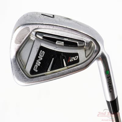 Ping I20 Single Iron 7 Iron Ping TFC 169I Graphite Stiff Right Handed Green Dot 37.0in