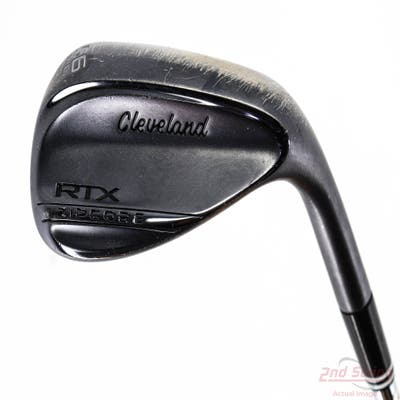 Cleveland RTX ZipCore Black Satin Wedge Sand SW 56° 10 Deg Bounce Mid Dynamic Gold Spinner TI Steel Wedge Flex Right Handed 35.25in