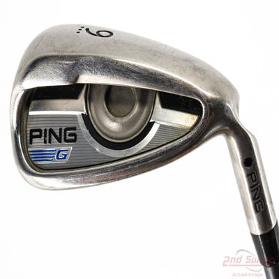 Ping 2016 G Single Iron 9 Iron Ping CFS Graphite Graphite Senior Right Handed Black Dot 36.25in