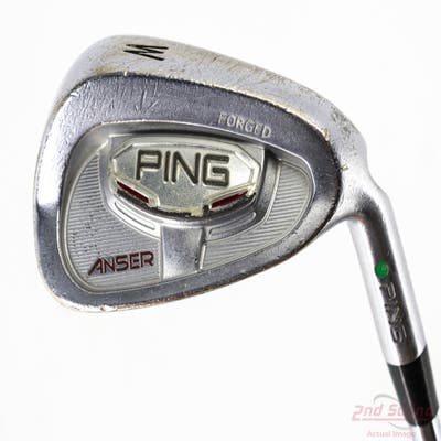 Ping Anser Forged 2010 Single Iron Pitching Wedge PW Project X Rifle 6.0 Steel Stiff Right Handed Green Dot 37.25in