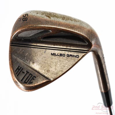 TaylorMade Milled Grind HI-TOE 3 Copper Wedge Lob LW 58° 13 Deg Bounce FST KBS Hi-Rev 2.0 115 Steel Wedge Flex Right Handed 35.0in