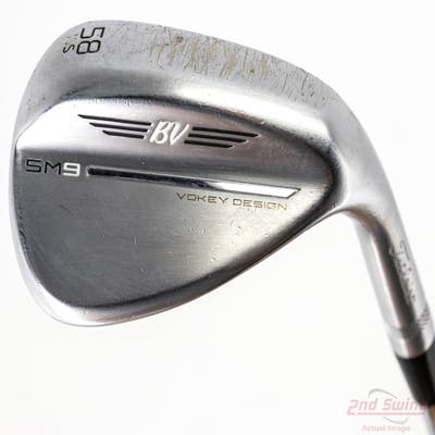 Titleist Vokey SM9 Tour Chrome Wedge Lob LW 58° 10 Deg Bounce S Grind Titleist Vokey BV Steel Wedge Flex Right Handed 35.0in