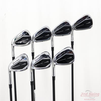 TaylorMade Qi Iron Set 5-PW AW Fujikura Ventus TR Blue 6 Graphite Regular Left Handed -1/4"