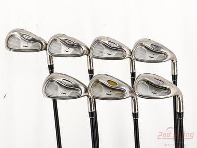 TaylorMade Rac OS 2005 Iron Set 5-PW SW TM Ultralite UG 65 Graphite Senior Right Handed +1/4"