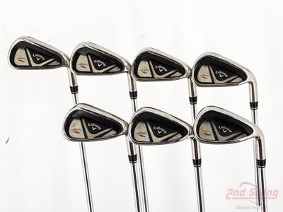 Callaway X2 Hot Iron Set 4-PW True Temper Speed Step 85 Steel Stiff Right Handed STD
