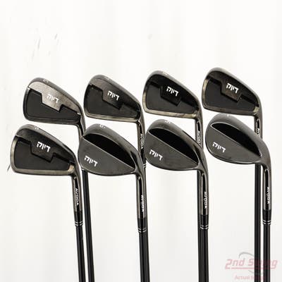Avoda Origin Black Single Length Iron Set 6-PW GW SW LW FST KBS Tour Custom Black Graphite Stiff Right Handed STD