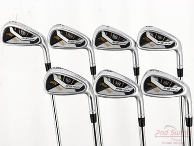 Wilson Staff FG Tour F5 Iron Set 5-PW GW True Temper Dynamic Gold Mid 115 X100 Steel X-Stiff Right Handed +1/4"