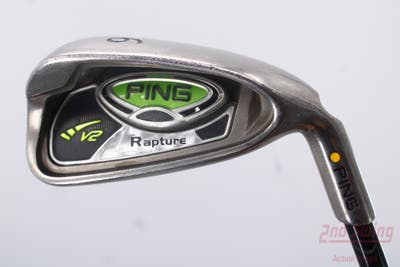Ping Rapture V2 Single Iron 6 Iron Ping TFC 939I Graphite Senior Right Handed Yellow Dot 37.5in