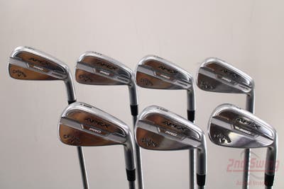 Callaway Apex Pro 21 Iron Set 4-PW Project X LZ 6.0 Steel Stiff Right Handed +2 Degrees Upright 38.5in