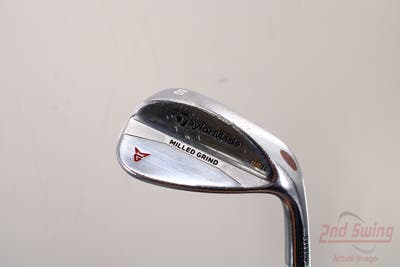 TaylorMade Milled Grind Satin Chrome Wedge Lob LW 60° 11 Deg Bounce True Temper Dynamic Gold Steel Wedge Flex Right Handed 35.0in