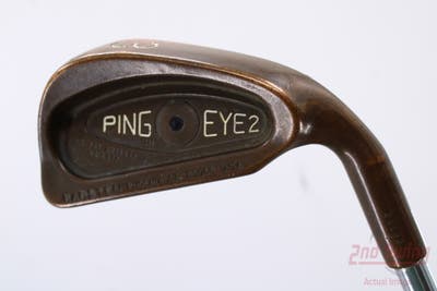 Ping Eye 2 Beryllium Copper Single Iron 3 Iron Stock Steel Stiff Right Handed Black Dot 39.0in