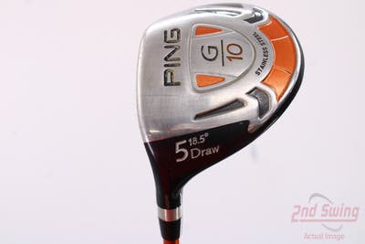 Ping G10 Draw Fairway Wood 5 Wood 5W 18.5° Ping TFC 129F Graphite Regular Left Handed 42.5in