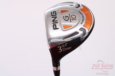 Ping G10 Draw Fairway Wood 3 Wood 3W 15.5° Ping TFC 129F Graphite Regular Left Handed 43.0in