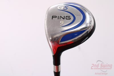 Ping G5 Fairway Wood 9 Wood 9W 24° Ping TFC 100F Graphite Stiff Left Handed 41.5in