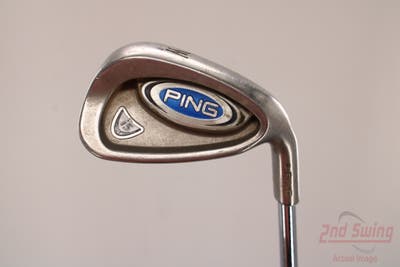 Ping i5 Single Iron Pitching Wedge PW Stock Steel Shaft Steel Stiff Right Handed Black Dot 35.5in