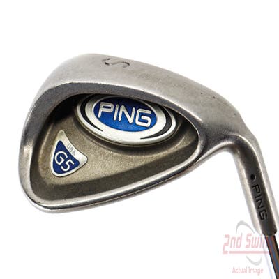 Ping G5 Wedge Sand SW Stock Steel Shaft Steel Stiff Right Handed Black Dot 35.5in