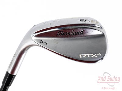 Cleveland RTX 4 Tour Satin Wedge Sand SW 56° 10 Deg Bounce Mid Dynamic Gold TI Onyx S400 Steel Stiff Left Handed 36.25in